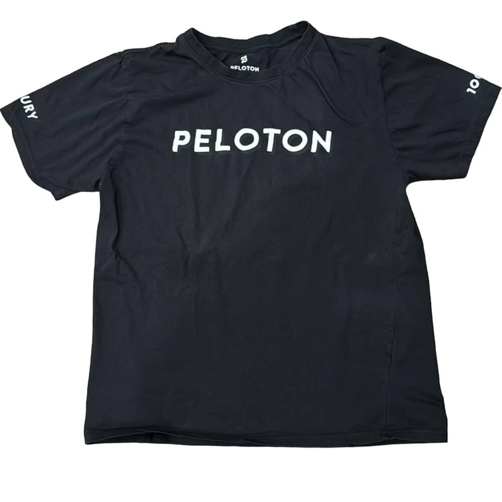 Peloton Unisex Reach 100 Classic Short Sleeve Black Size L